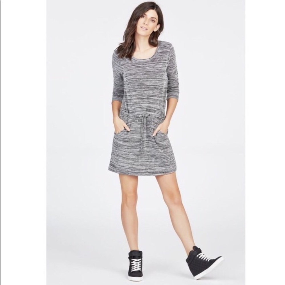 ⬇️ JustFab Drawstring Sweatshirt Dress